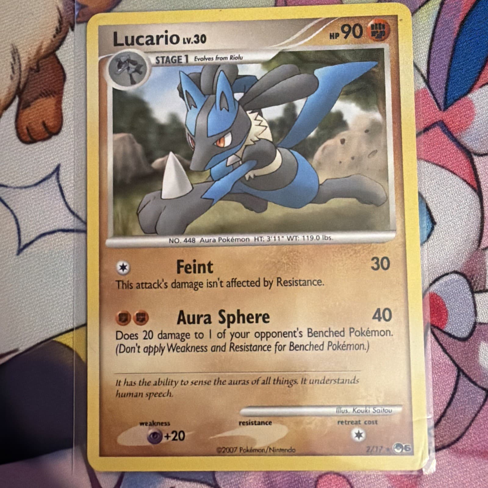 Lucario - 2007 Pop Series 6 - 2/17 - LP
