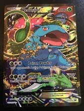 FULL ART Venusaur EX ULTRA RARE Red Blue Collection XY123 Black Star Promo - LP