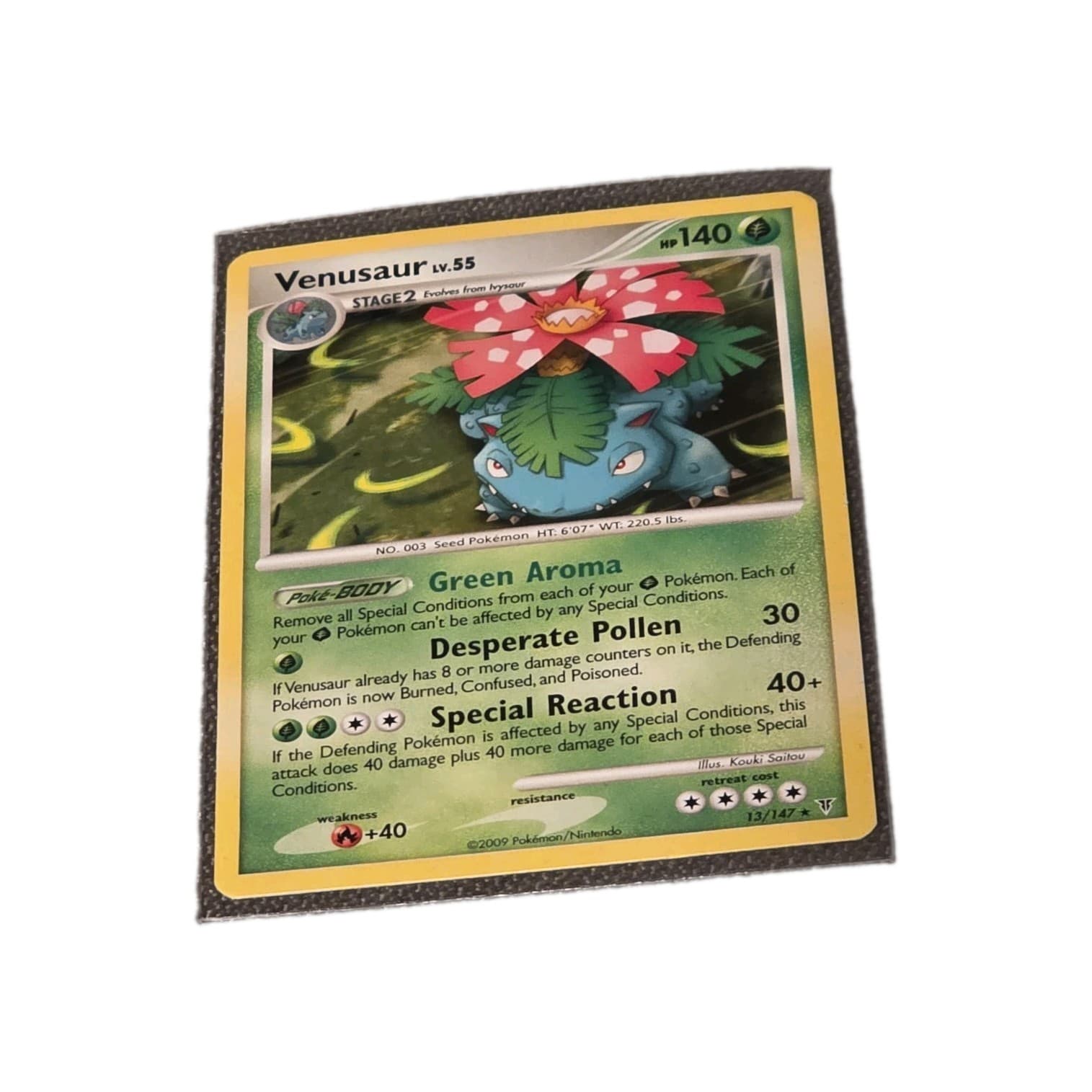 Venusaur 13/147 Supreme Victors Holo Rare 2009 Pokémon Card Venusaur LP