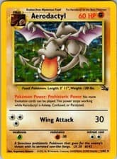 Aerodactyl 1/62 Fossil Rare LP Pokemon TCG