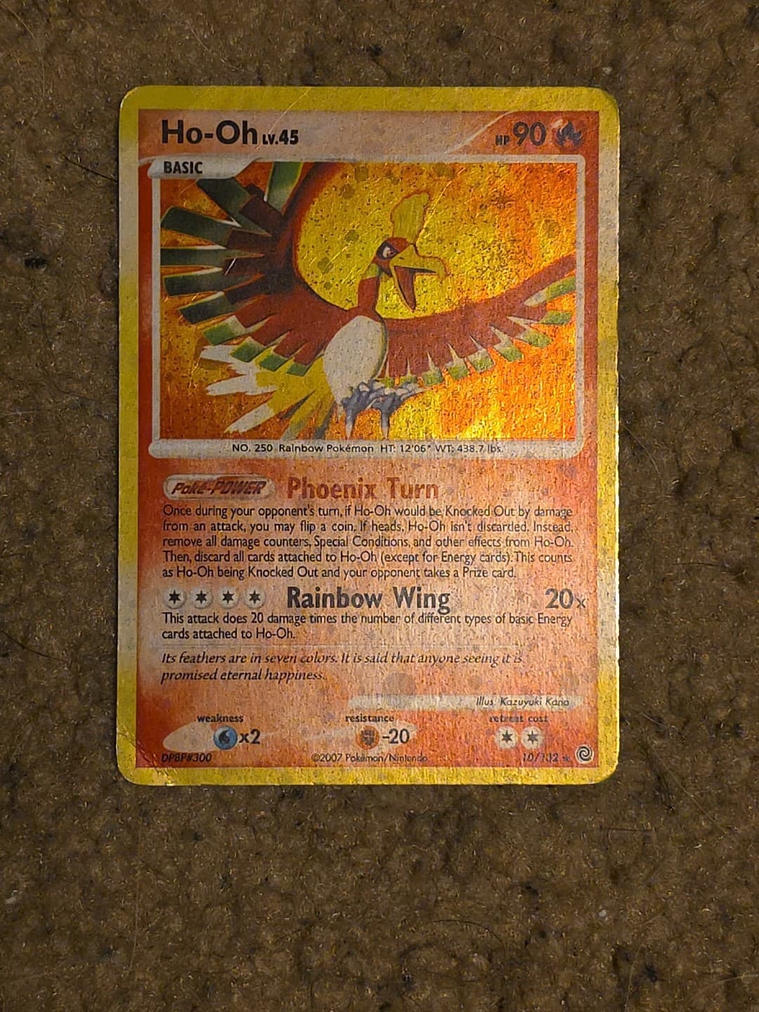 Ho-Oh 10/132 Secret Wonders Holo