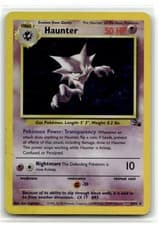 Haunter (6) #6/62 (Unlimited Holo) (Damaged) Fossil FO Pokemon