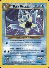 Pokemon Neo Destiny Rare Dark Omastar 19/105 - Near Mint (NM)