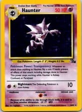 Haunter (6) Unlimited Holo Holo Rare Fossil 06/62 NM