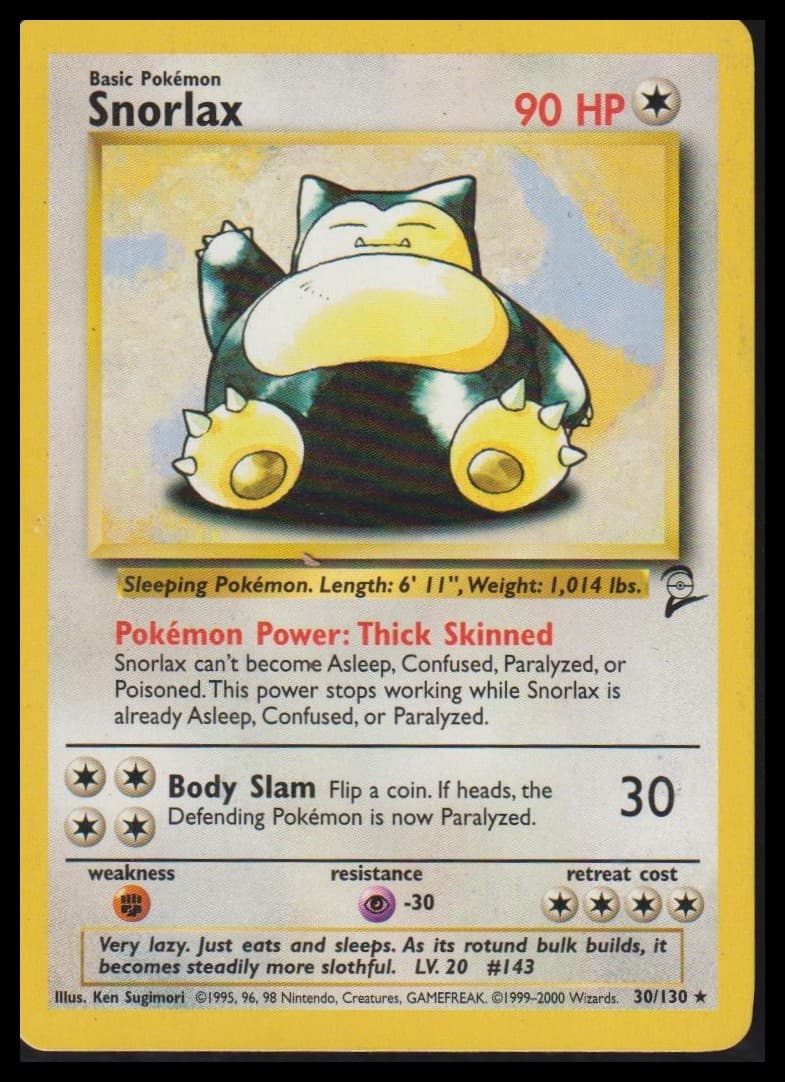 Base Set 2 #030/130 Snorlax