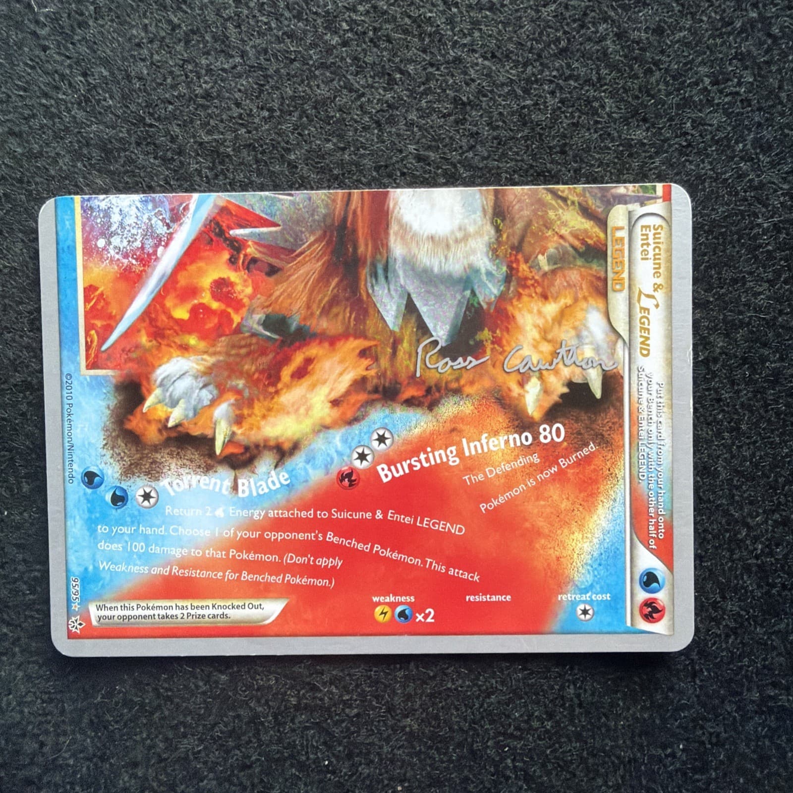 Suicune & Entei Legend (Bottom) 95/95 Unleashed Holo