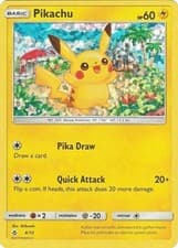 Pikachu - 4/12 (#004/012) - Holofoil McDonald's Promos 2018 HP Pokemon
