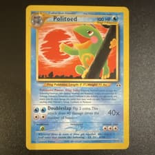 The Pokémon Company Pokémon TCG Neo Discovery Unlimited Politoed 27/75 Rare
