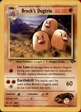 Brock's Dugtrio 022/132 Unlimited - Pokemon Gym Challenge