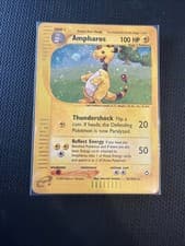 Nintendo Ampharos H1/H32 Aquapolis Holo Rare English 2002 100 HP e-Reader - MP