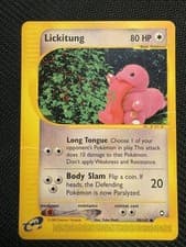 Pokémon TCG Lickitung Aquapolis 90/147 eReader Yuka Morii Vintage WOTC 2002 Card