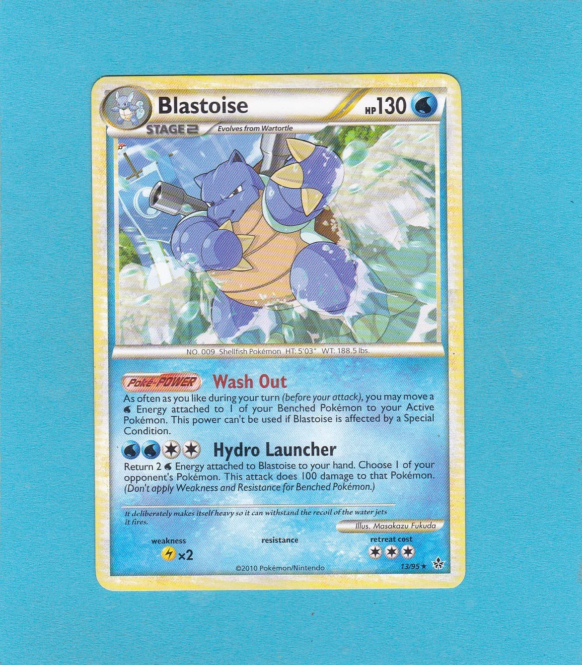 Pokemon HGSS: Unleashed Set - Blastoise # 13/95
