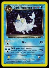 Pokemon Card - Dark Vaporeon Legendary Collection 9/110 Holo Rare