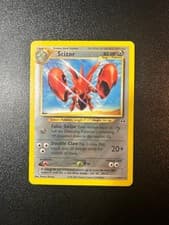 SCIZOR 29/75 NEO DISCOVERY POKEMON UNLIMITED LP N2