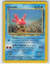 2001 Pokemon, Neo Discovery, #37/75 Corsola, Uncommon MP