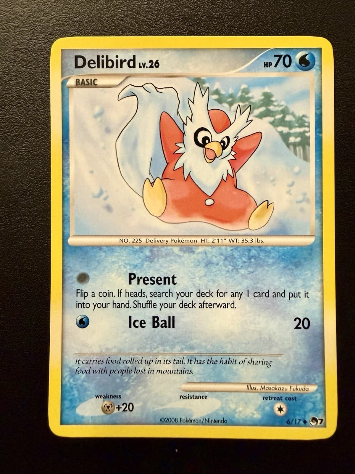 Pokémon Delibird POP Series 7 Uncommon Regular 006/017 (2008) English