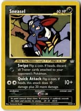 Sneasel Rare Neo Revelation 24/64 Unlimited MP