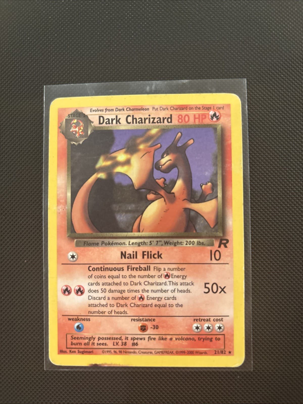 Dark Charizard 21/82 Team Rocket Regular