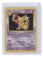 KADABRA 1999 POKEMON BASE SET 1ST EDITION 32/102 SHADOWLESS Q1887