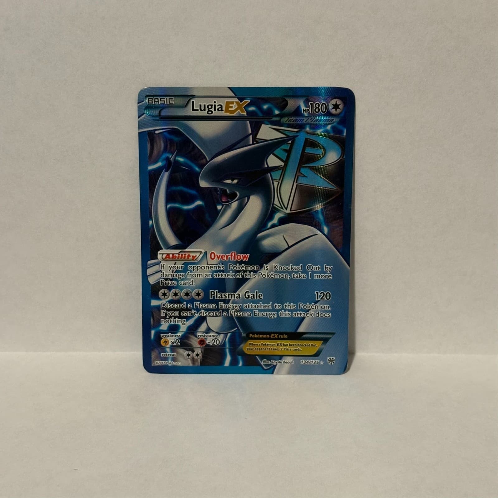 Lugia EX (Team Plasma) (134 Full Art) 134/135 Plasma Storm Holo MP