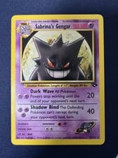 2000 Pokemon Gym Challenge #29/132 Sabrina's Gengar LP-EX