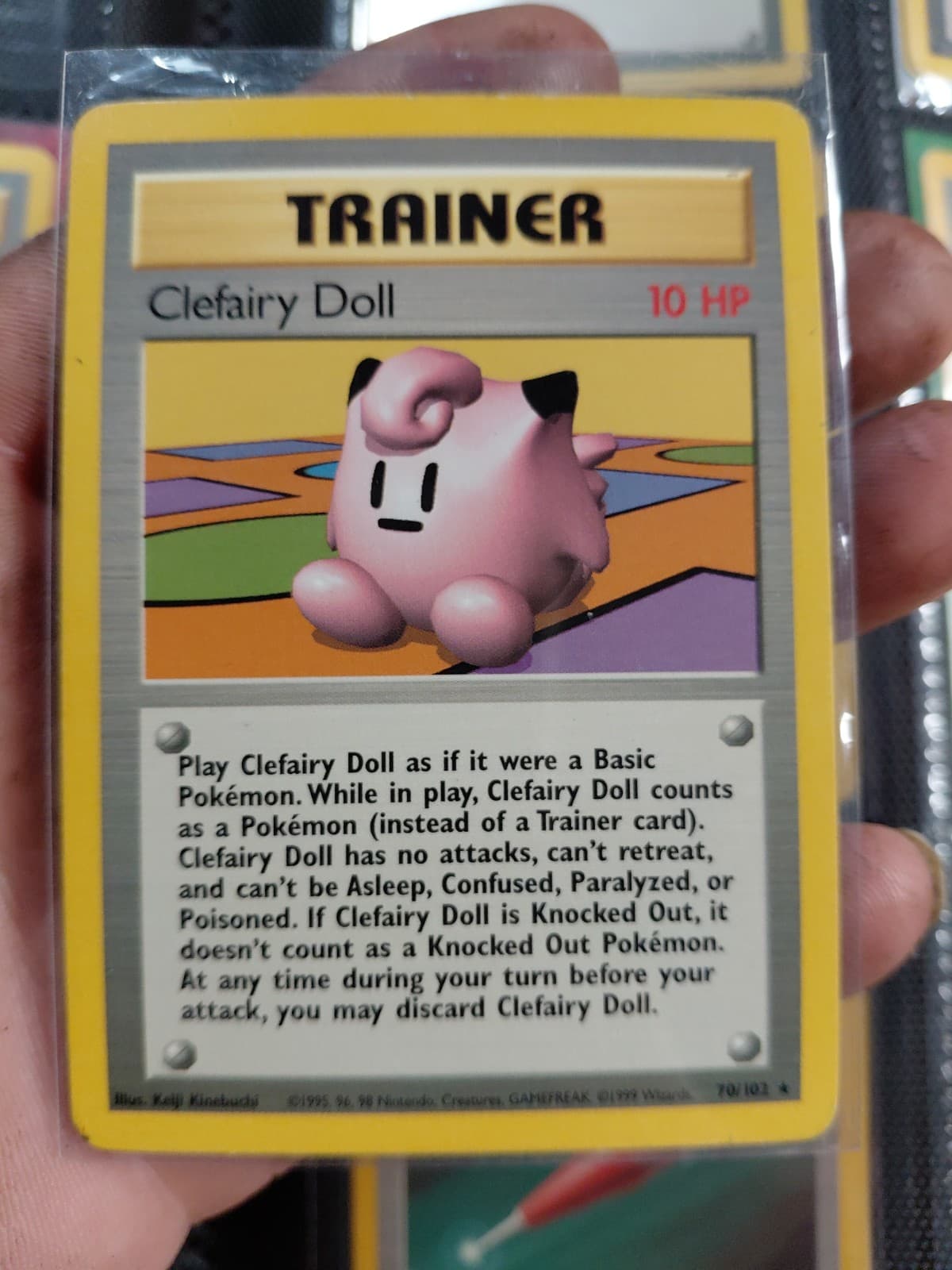 Clefairy Doll 070/102 Base Set (Shadowless) Regular