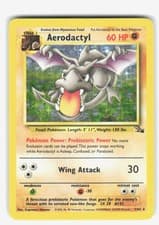 Aerodactyl (1) Holo Rare Fossil 01/62 MP-HP