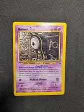 Pokémon Unown [A] Neo Discovery Rare Unlimited 33/75 English TCG Card 40 HP