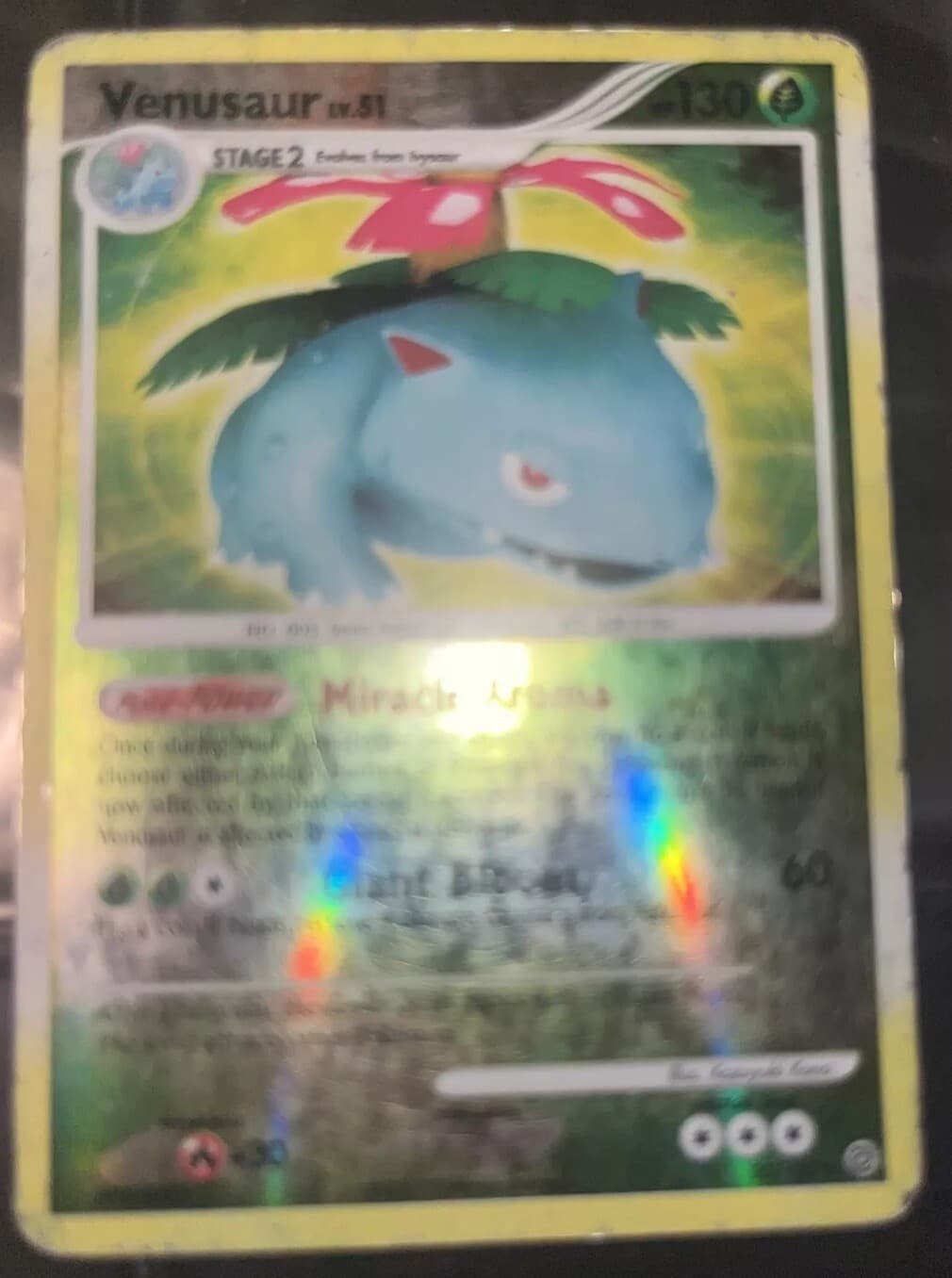 Venusaur Secret Wonders Rare 20/132 Reverse Holo Pokemon Card 2007