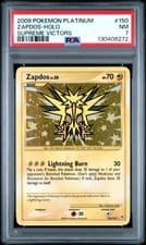 Pokemon Zapdos Holo Secret Rare Supreme Victors 150/147 PSA 7