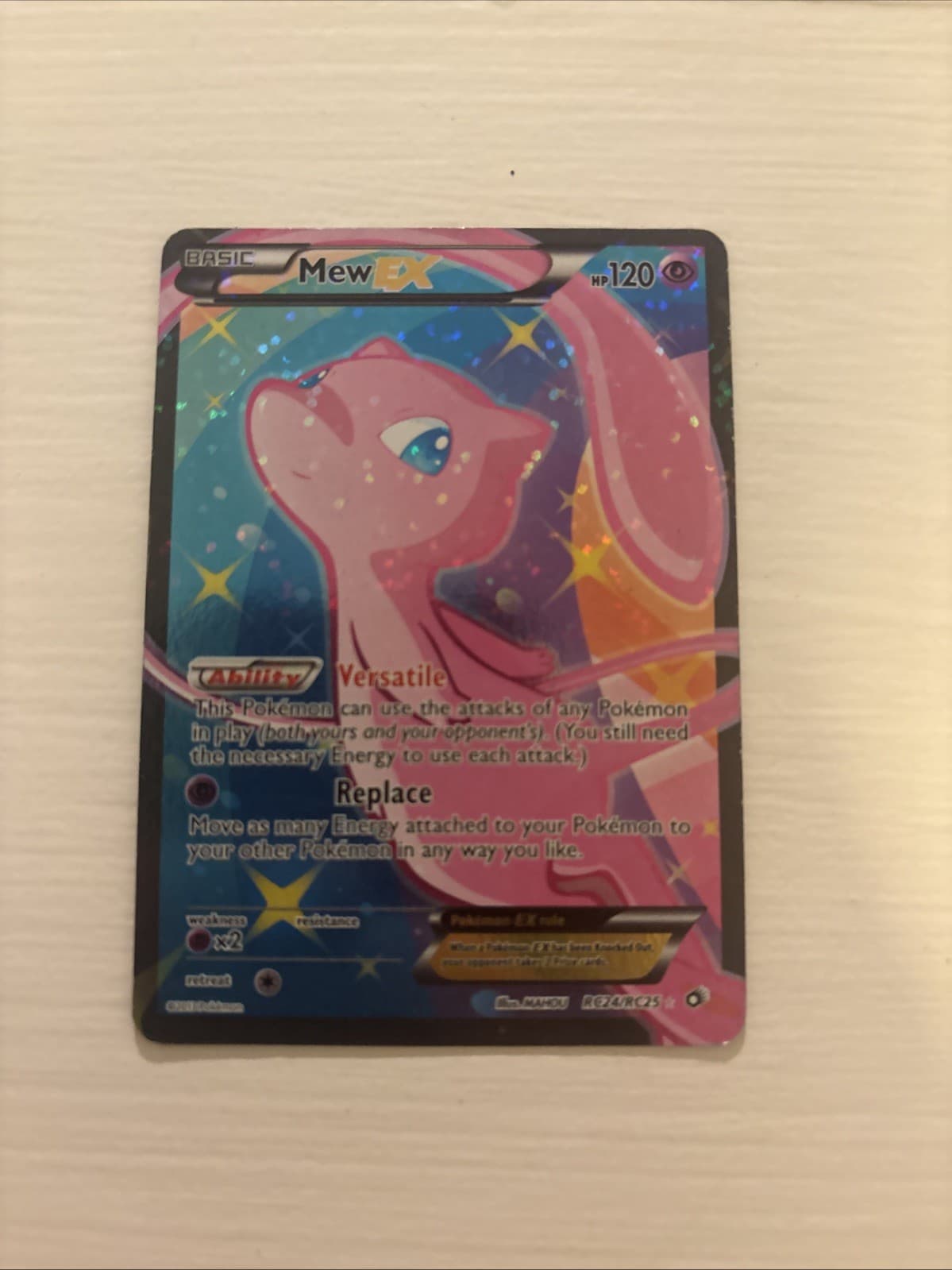 Mew EX (Full Art) RC24/RC25 Legendary Treasures: Radiant Collection Holo