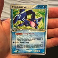 Pokemon Swampert ex 98/100 EX Team Magma vs Team Aqua Holo English 2004 150HP
