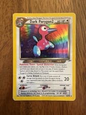 Pokémon TCG Dark Porygon2 Neo Destiny Holo Card 8/105 DAMAGED