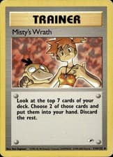 Pokemon Misty's Wrath 114/132 Gym Heroes MP
