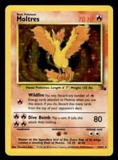 Pokemon TCG Fossil #12/62 Moltres (12) LP+