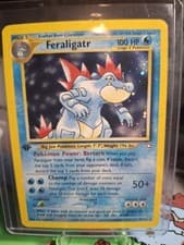 Feraligatr Holo Rare 4/111 Neo Genesis 1st Edition English MP