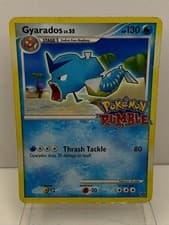 Gyarados Pokemom Rumble Stamped Rare Card 6/16 HP