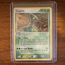 Pokémon Sceptile 004/017 POP Series 1 2004 Holo Rare Stage 2 100 HP Card