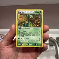 Sceptile 4/17 POP Series 1 - Cosmos Holo Rare - Pokemon EX Unseen Forces Promo