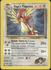 Pokemon TCG Gym Challenge - Koga's Pidgeotto Unlimited - 027/132