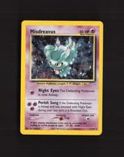 Misdreavus 11/64 Neo Revelation Holo Rare Pokemon Card DMG