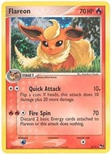 Flareon - 2/17 - POP Series 3 Holo Rare PL/MP, English Pokemon Promos