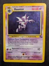 Haunter - 6/62 Holo Rare Unlimited Edition - Fossil (Pokemon) MP #1