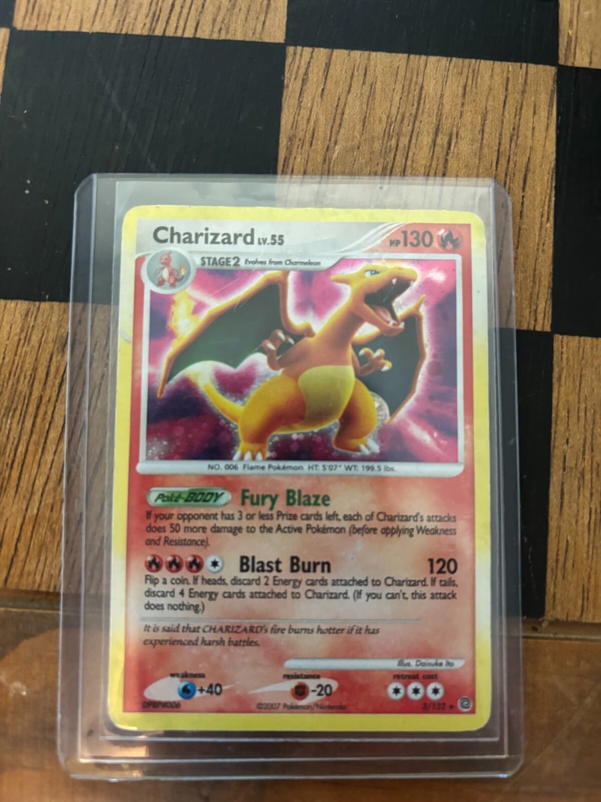 Pokemon Charizard 3/132 Secret Wonders Holo