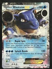 Pokemon Blastoise EX Promo - EX Power Trio Tin - XY30 LP1