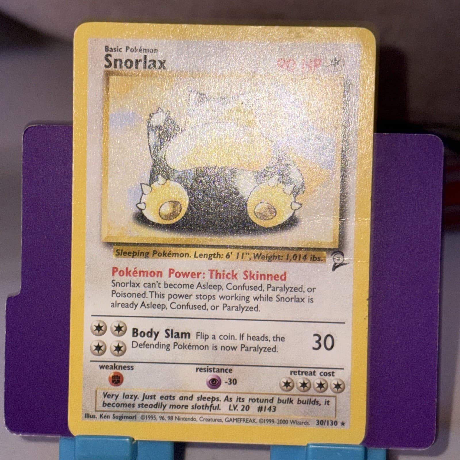Snorlax Base Set 2 Regular Card 030/130