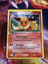 Pokemon POP Series 3 Flareon Cosmos Holo Rare 2/17 HP