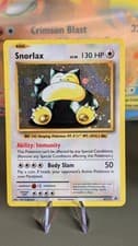 Snorlax XY179 SM05 Black Star Promo Holo Card LP