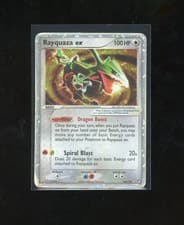 2005 EX Deoxys Rayquaza EX Holo Foil Rare 106/107 Pokemon Vintage Original
