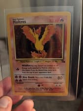 Moltres 12/62 Fossil Holo